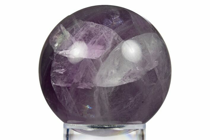 Polished Purple Fluorite Sphere - China #319762